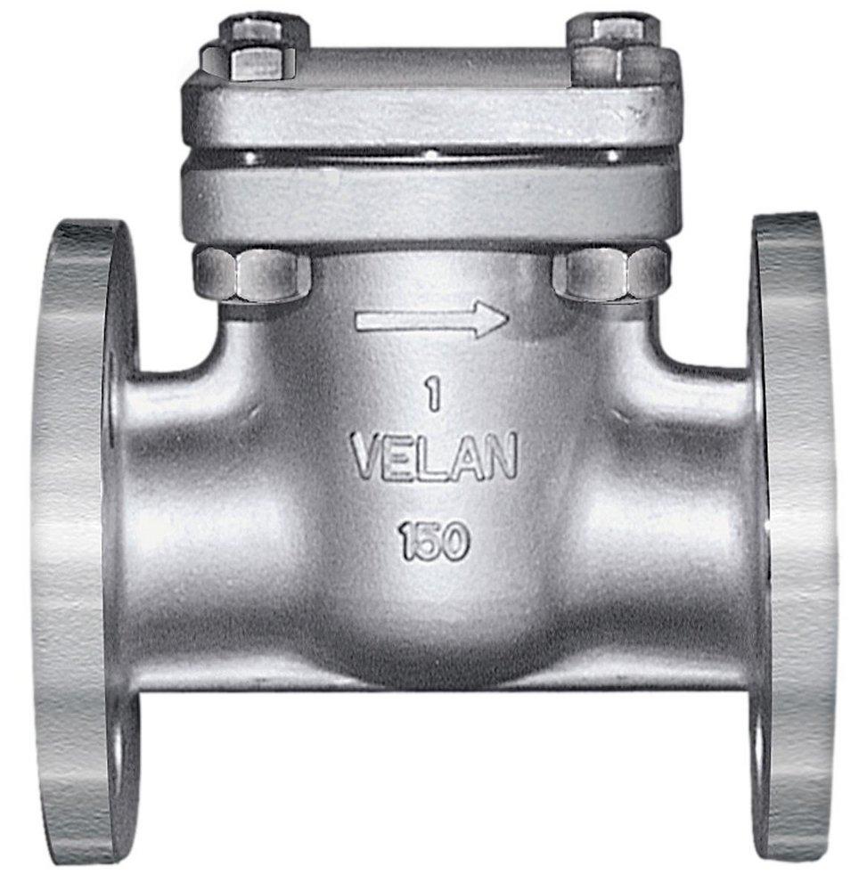 Velan Valve 150# RF FLG WCB T8 Swing Check Valve Carbon Steel Body, Trim 8, Bolted Cover F-0114C-02TY 