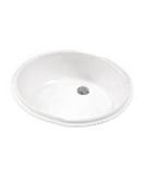 19 x 16 in. Oval Dual Mount Bathroom Sink in Biscuit