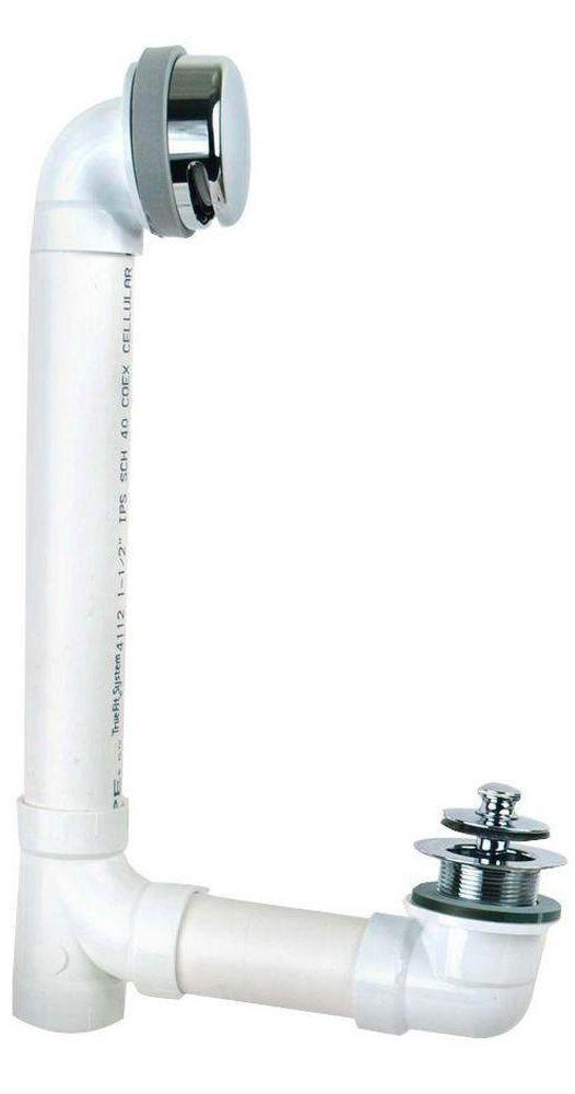 Watco Chrome Plated 16 in. Plastic Lift & Turn Drain 