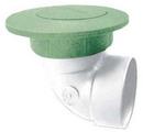 3 in. Pop-Up Drainage Emitter with Elbow in Green