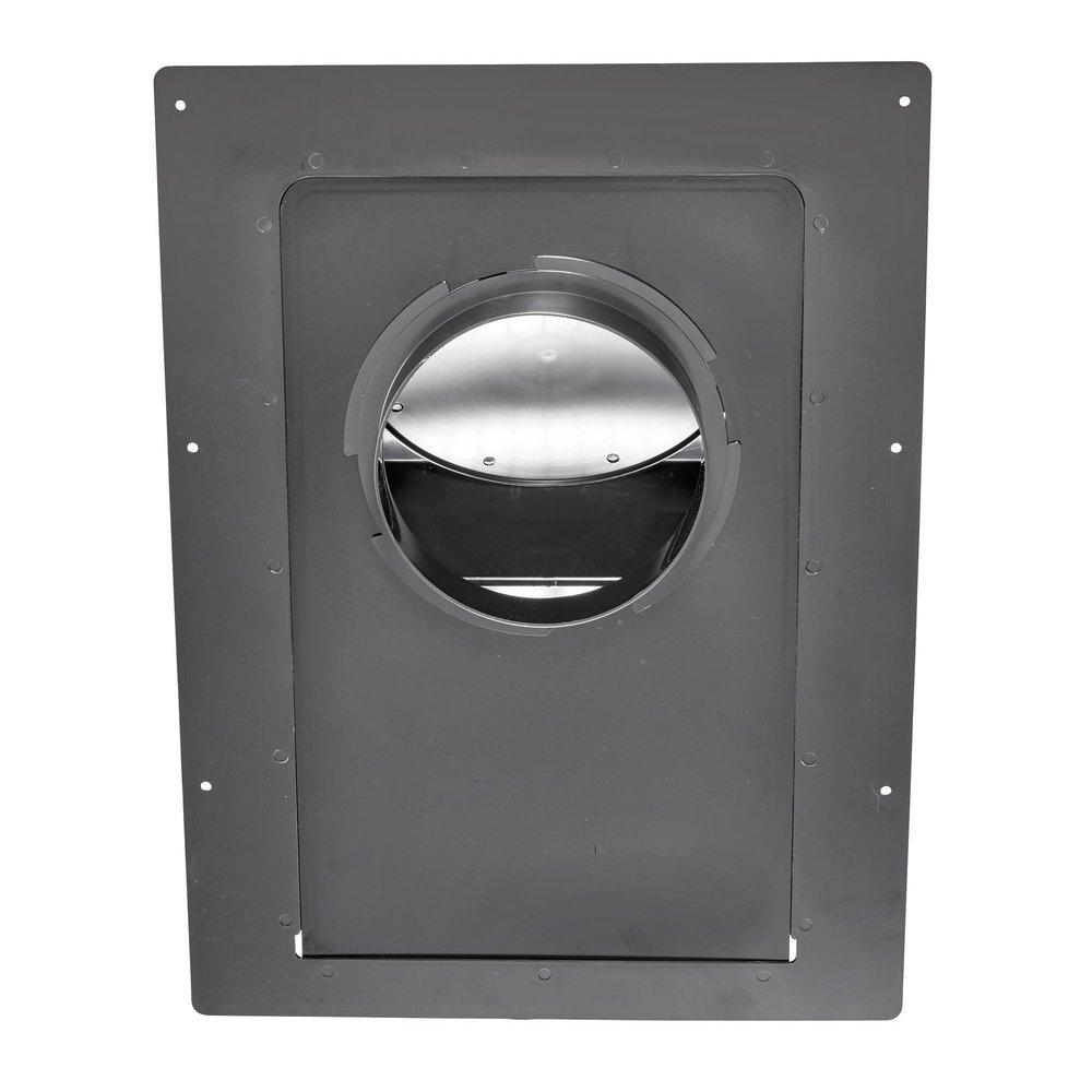Lambro Black 6 in. Roof Vent in Black 