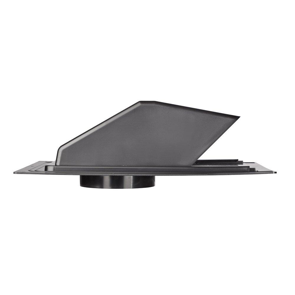 Lambro Black 10 in. Roof Vent in Black 