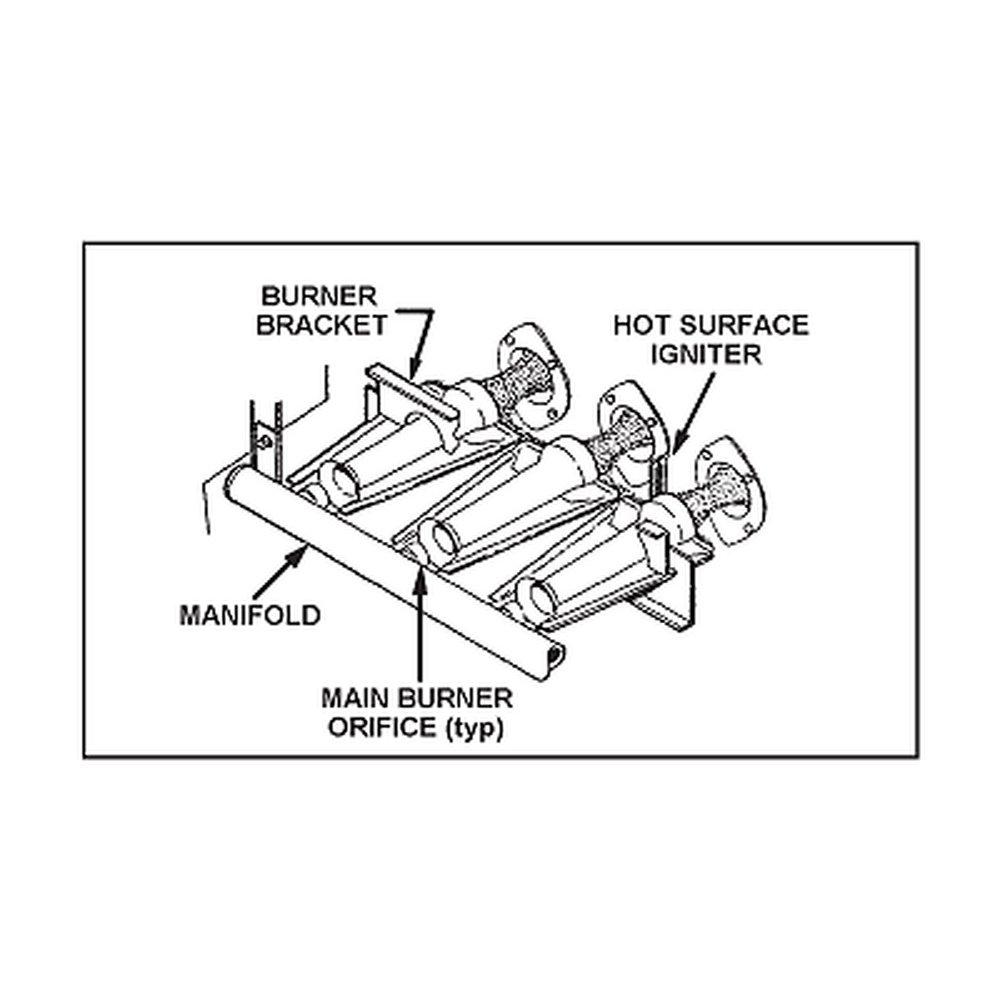 Trane Conversion Kit with Stainless Steel Burner Assembly 