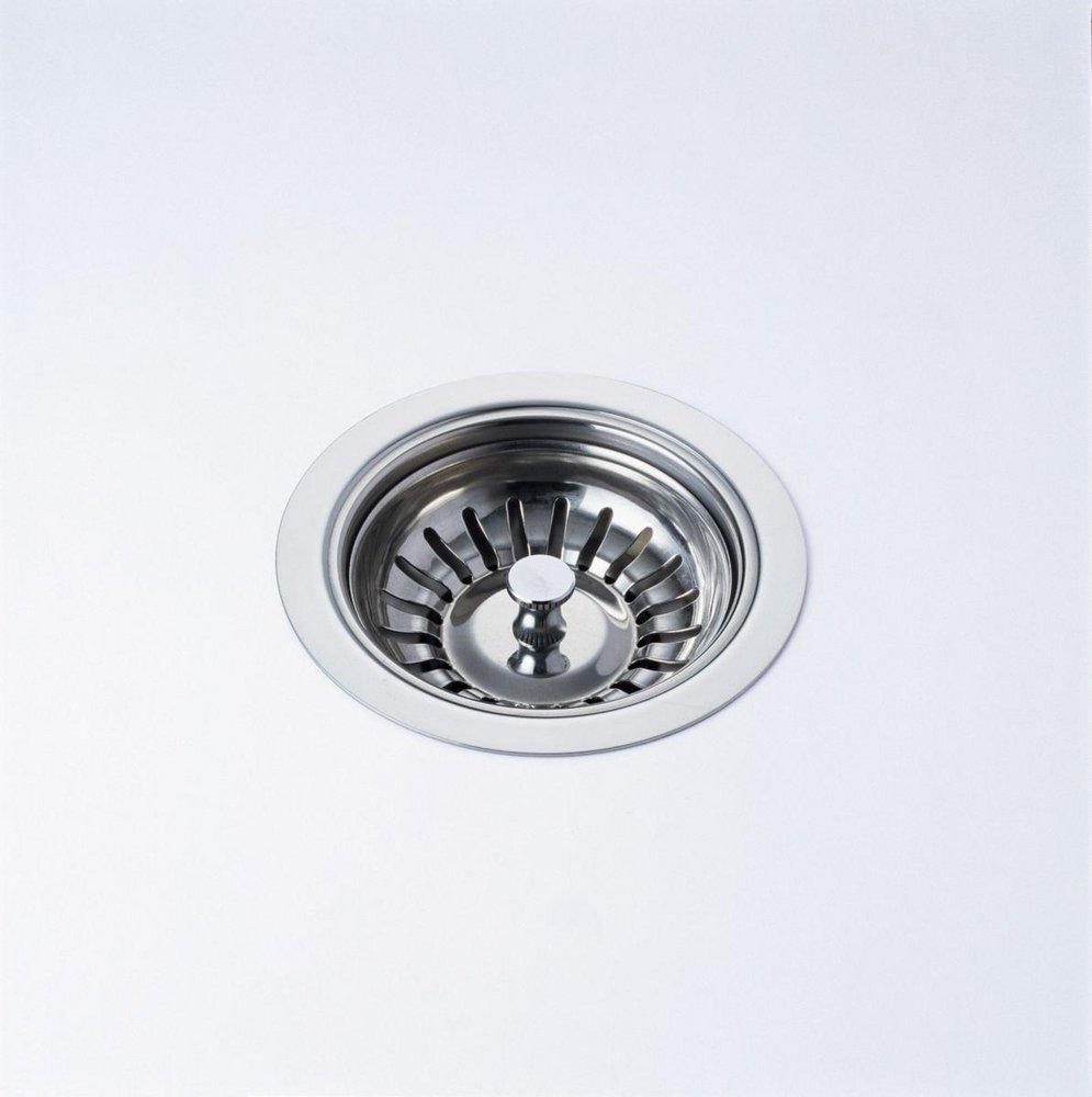 Delta Faucet Chrome 3-1/8 in. Brass Basket Strainer 