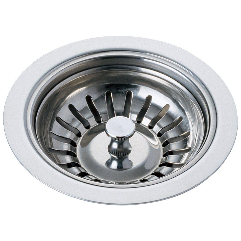 Delta Faucet Chrome 3-1/8 in. Brass Basket Strainer 