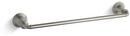 KOHLER Vibrant&reg; Brushed Nickel 18 in. Towel Bar 