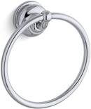 KOHLER Polished Chrome Round Closed Towel Ring 