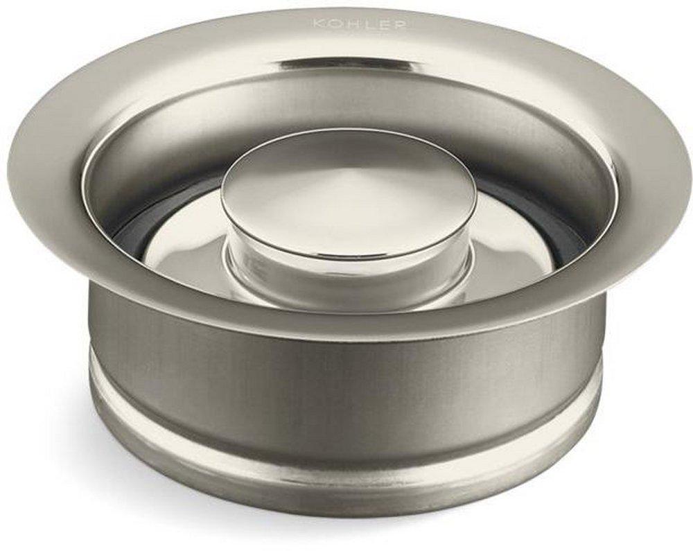 KOHLER Vibrant&reg; Polished Nickel Metal Disposer Flange & Stopper 