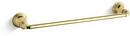 18 in. Towel Bar in Vibrant Polished Brass