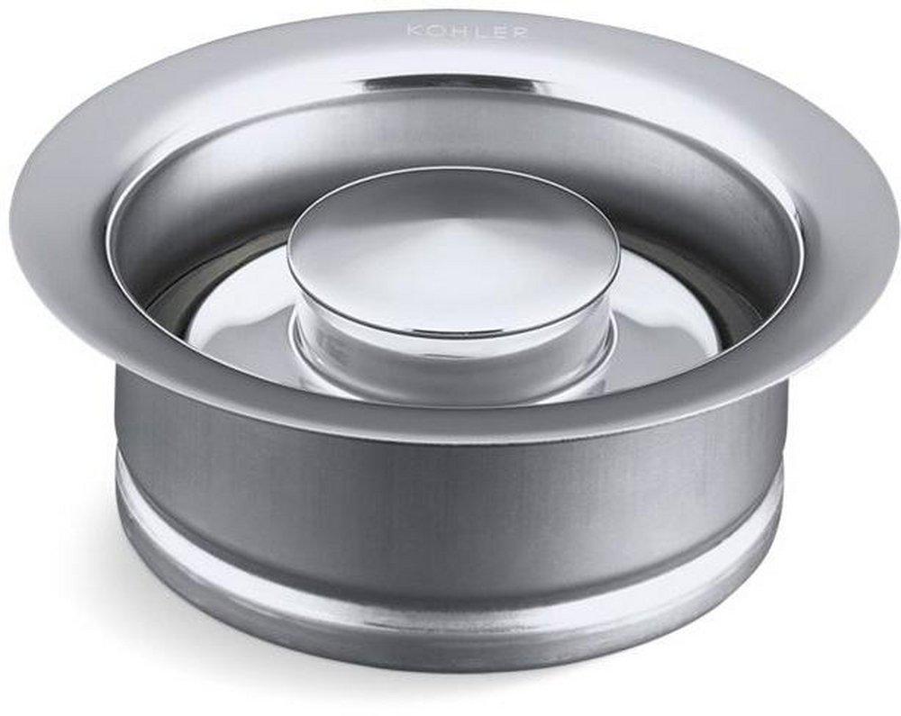 KOHLER Polished Chrome Metal Disposer Flange & Stopper 