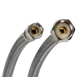 3/8 in x 1/2 in. x 9 in. Braided Stainless Sink Flexible Water Connector