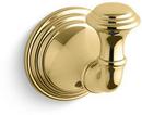 KOHLER Vibrant&reg; Polished Brass 1 Robe Hook 