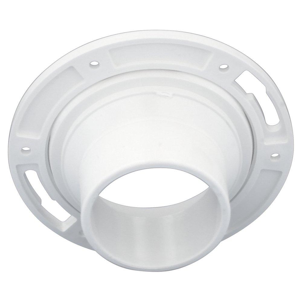 White PVC DWV Street Adjustable Plastic Ring Closet Flange 