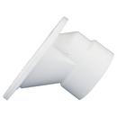 White PVC DWV Offset Adjustable Plastic Ring Closet Flange 