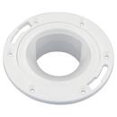 White PVC DWV Offset Adjustable Plastic Ring Closet Flange 