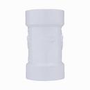 White PVC DWV Cleanout Tee with Plug 