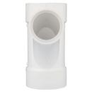 White PVC DWV 2-Piece Combination Wye 