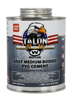 32 oz. Regular Set Low VOC PVC Grey Pipe Cement