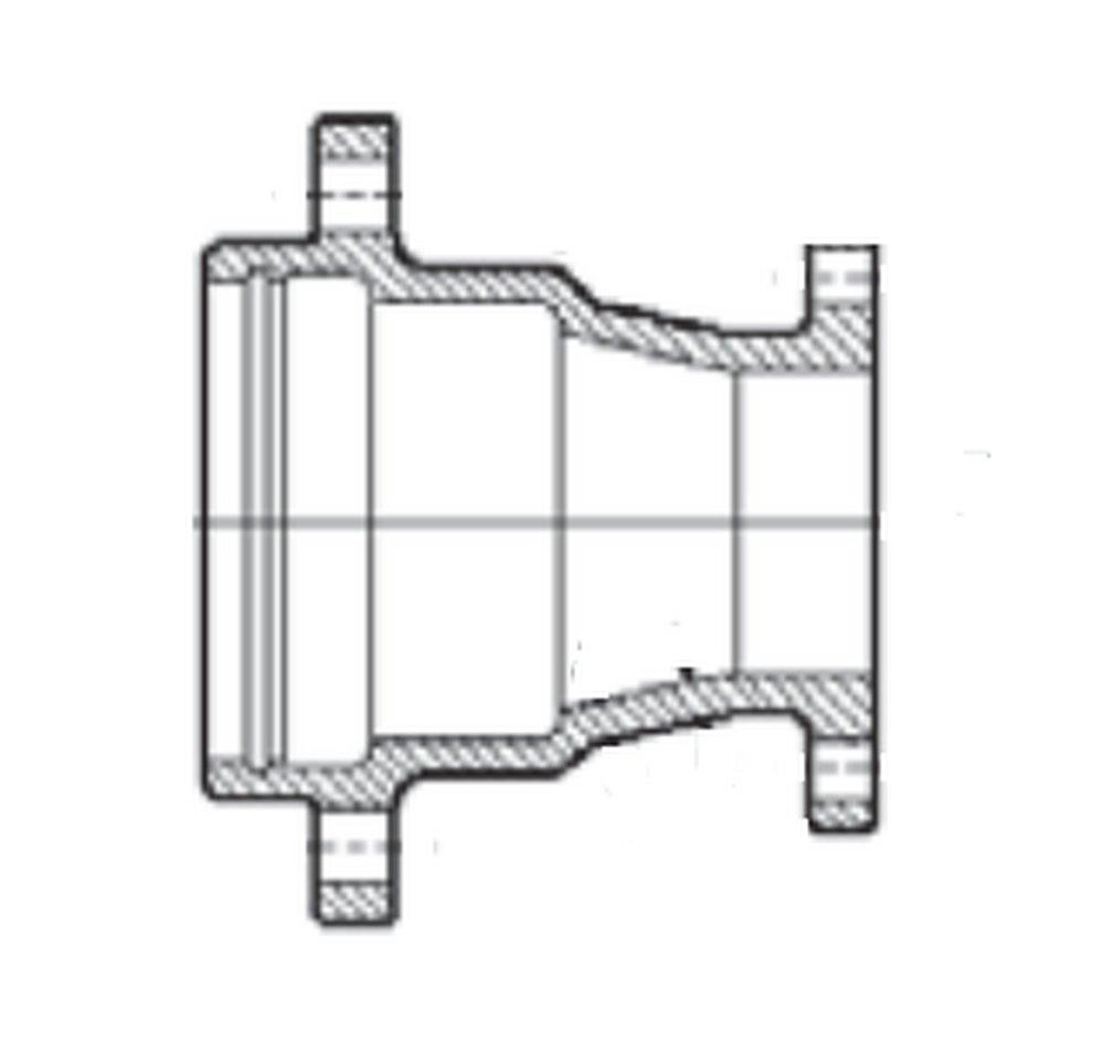 SIGMA Flanged x Union Tight Ductile Iron C153 Reducer 