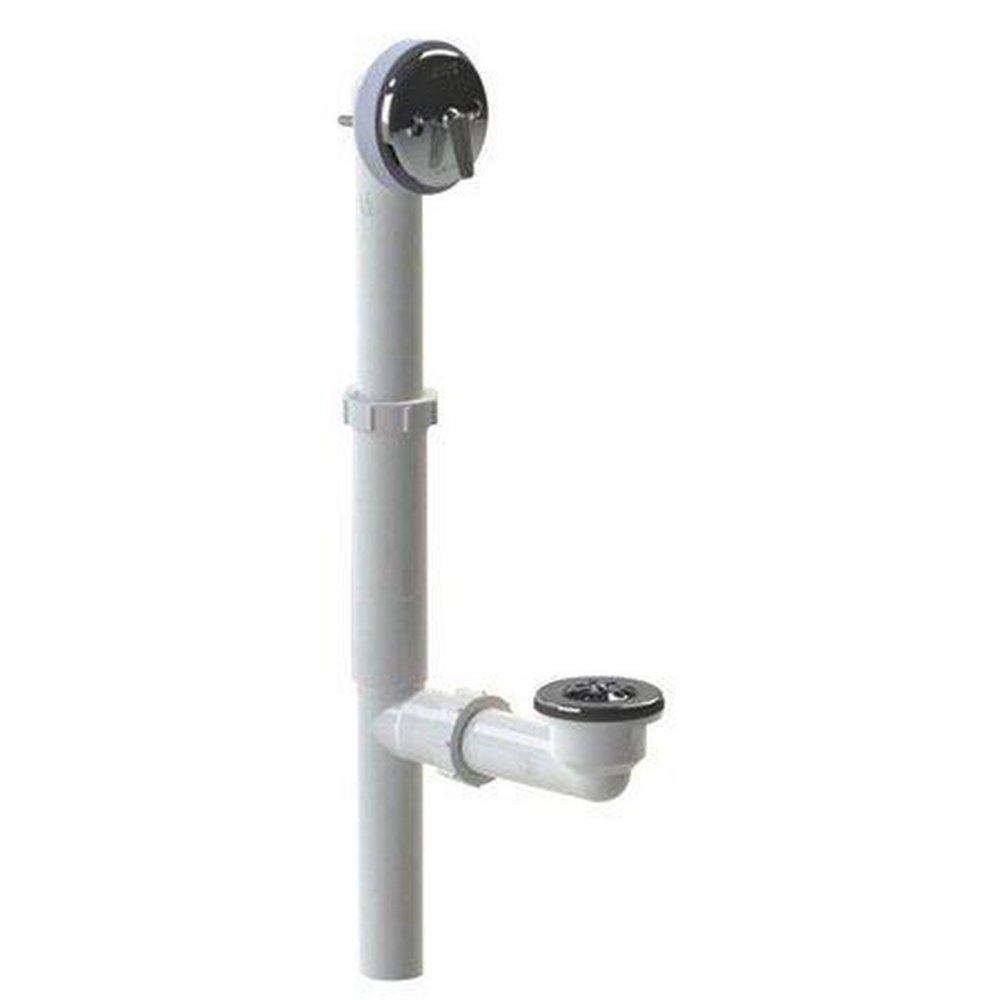 Watco Polished Chrome 16 in. Plastic Trip Lever Drain 