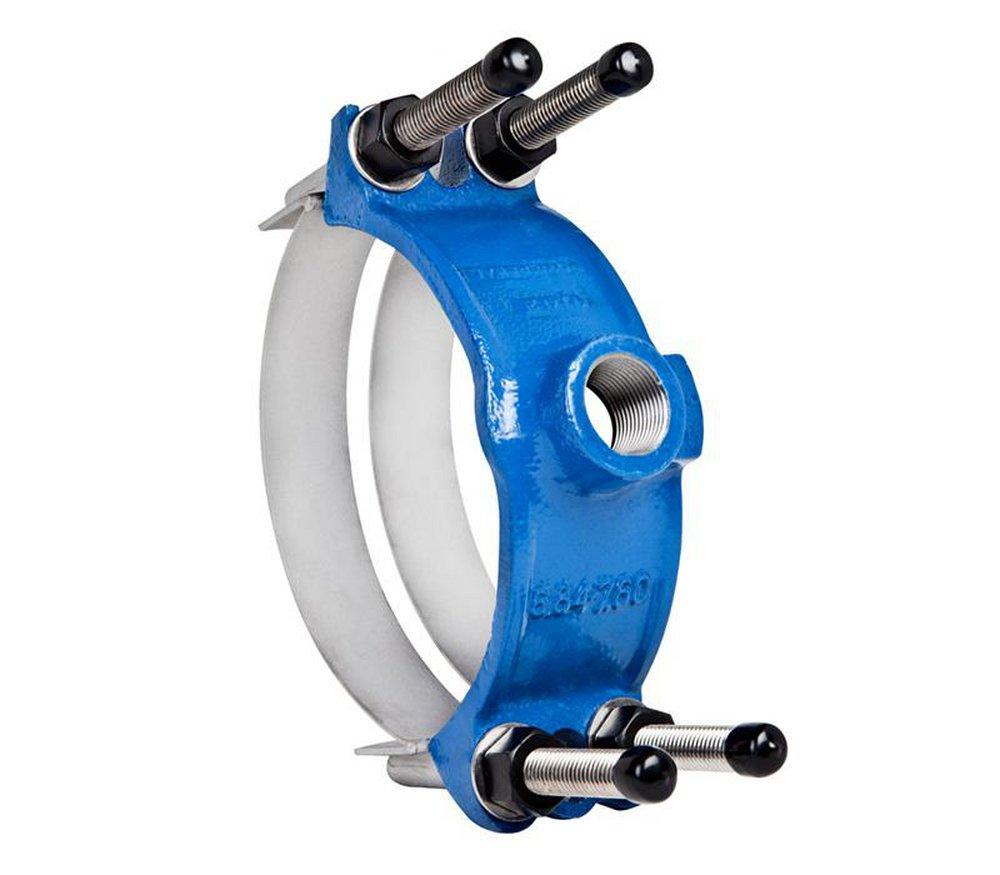 12 X 1 CC Double Stainless Steel Epoxy Saddle 12.62-14.32 