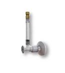 Accor Technology White Sink 1/2 in x 3/8 in. Supply Kit in White 