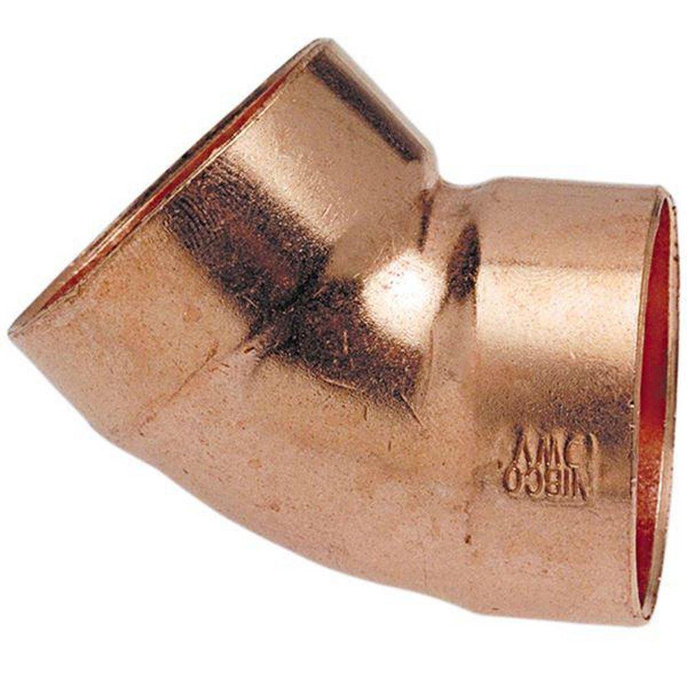 Copper DWV 45&deg; Elbow 