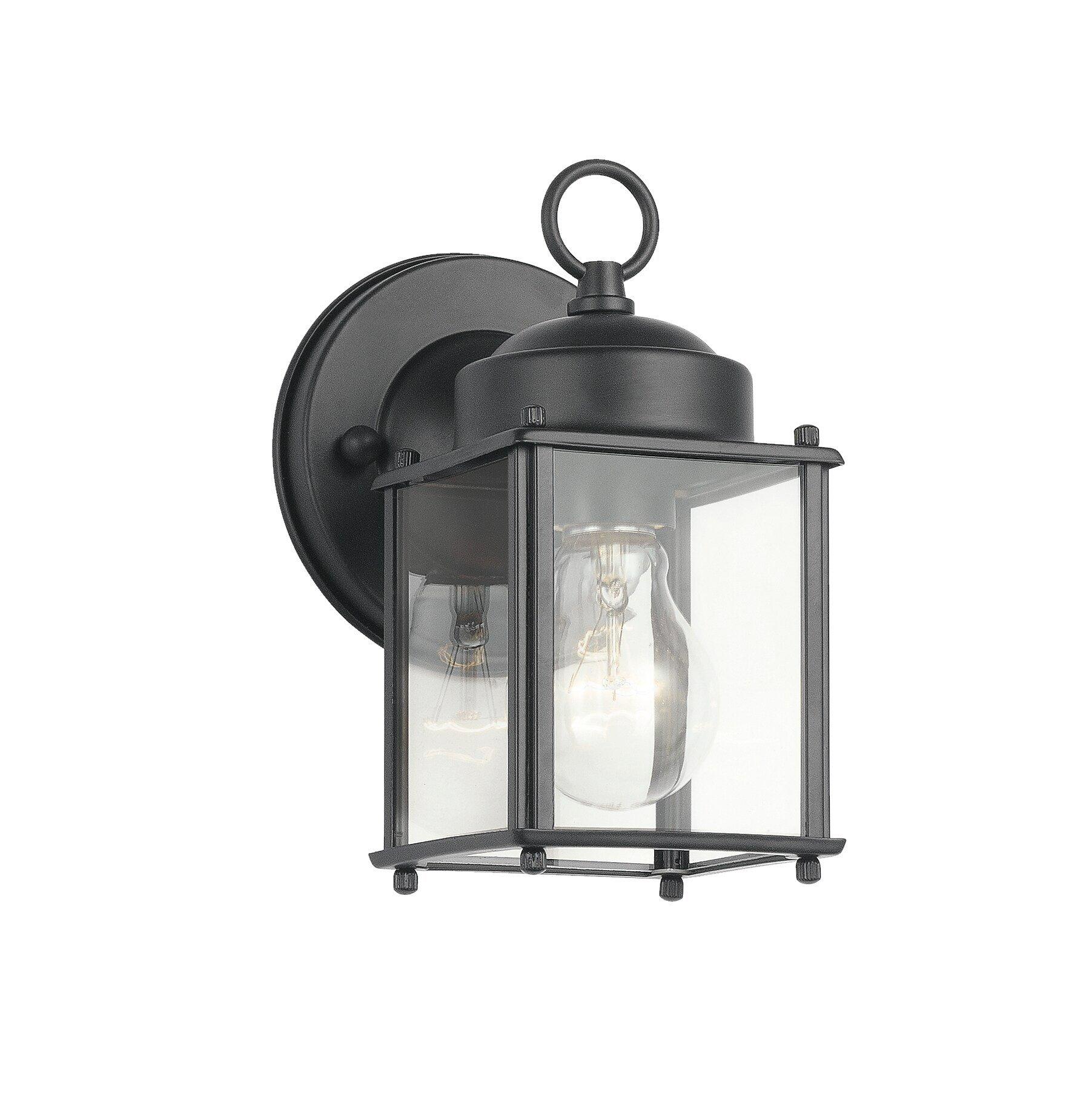 Kichler Lighting Black 1-Light Outdoor Wall Lantern 