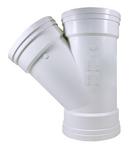 TRENCH TOUGH PLUS Gasket PVC Sch. 40 Double Sewer Wye (Fabricated) 