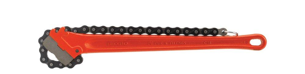 RIDGID Brushed Nickel Chain Wrench 