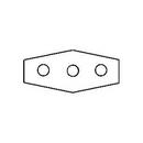 Smitty Pan Manufacturing Polished Chrome Stainless Steel Plate 