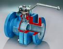 Atomac Ductile Iron Reduced Port Flanged 150# Ball Valve 