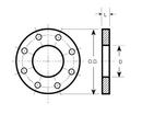 6 x 2 in. Flanged Ductile Iron Filler Flange