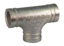 Victaulic Orange Grooved Hot Dipped Galvanized Ductile Iron Tee 