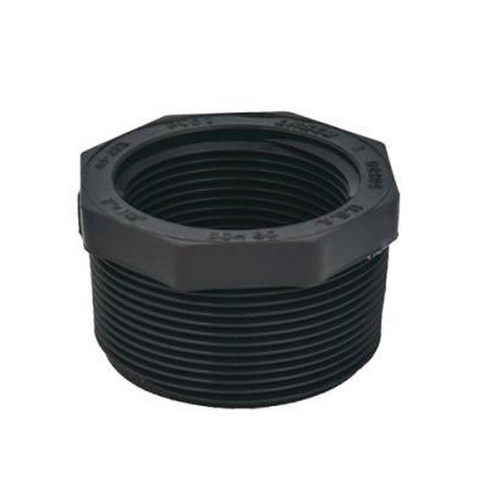 Dark Grey PVC Schedule 80 Threaded Bushing 