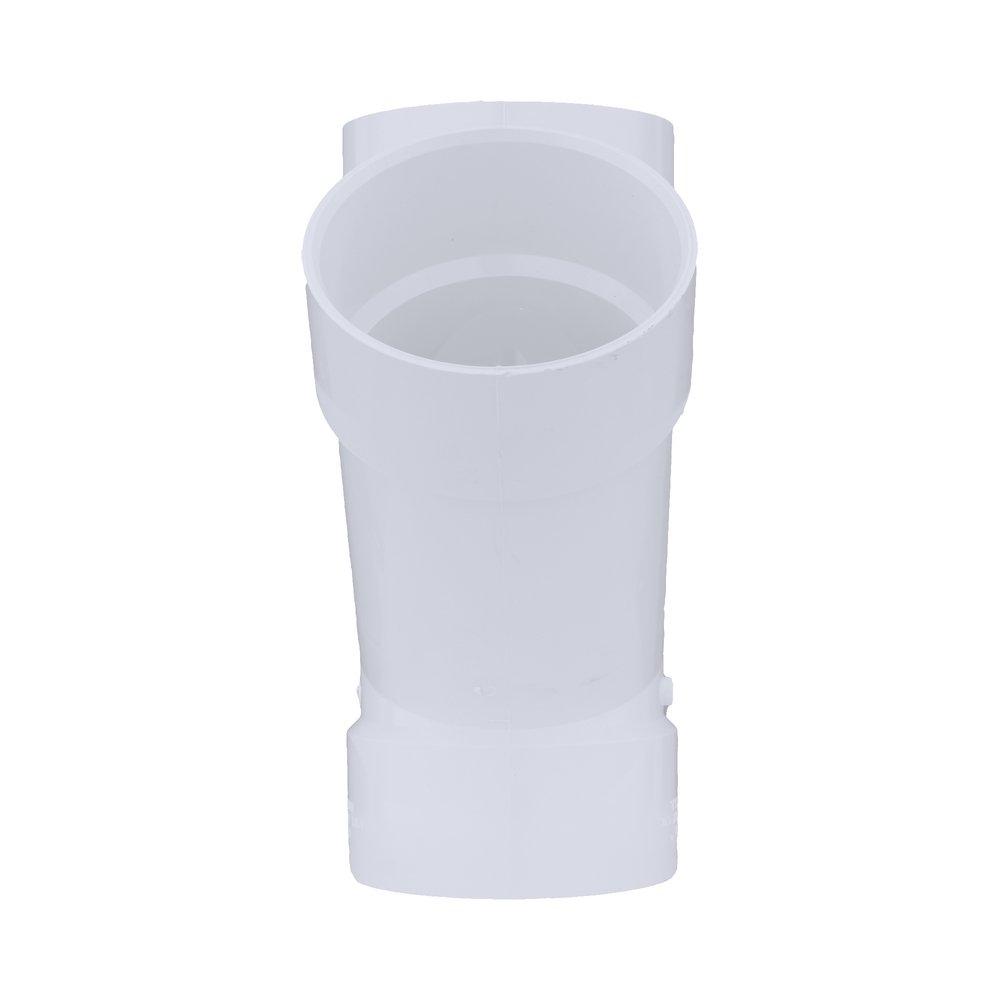 White PVC DWV Wye 