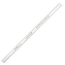 Malco Silver 0.125 in. Aluminum Ruler 