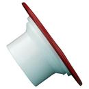 White PVC DWV Street Adjustable Metal Ring Closet Flange 