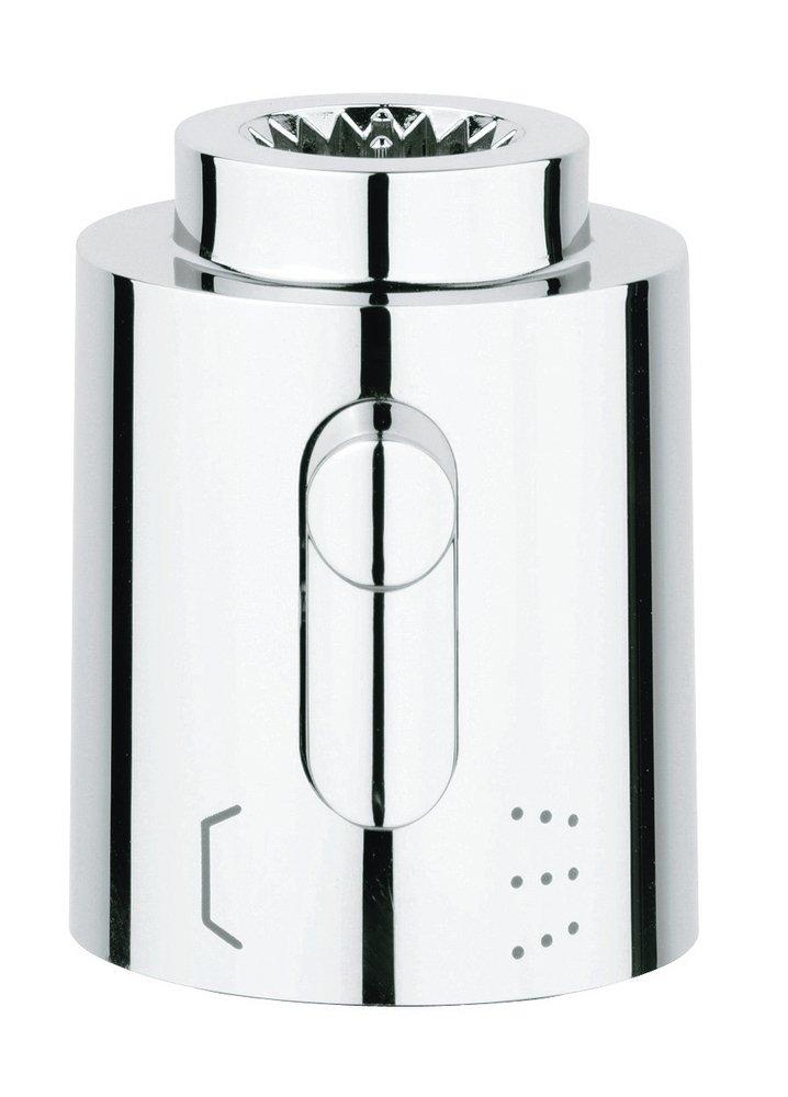 GROHE StarLight&reg; Chrome 3-1/8 in. Brass Shut Off Valve 