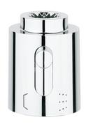 GROHE StarLight&reg; Chrome 3-1/8 in. Brass Shut Off Valve 