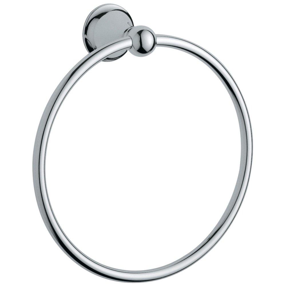 GROHE StarLight&reg; Chrome Round Closed Towel Ring 