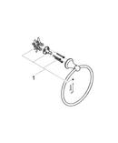 GROHE StarLight&reg; Chrome Round Closed Towel Ring 