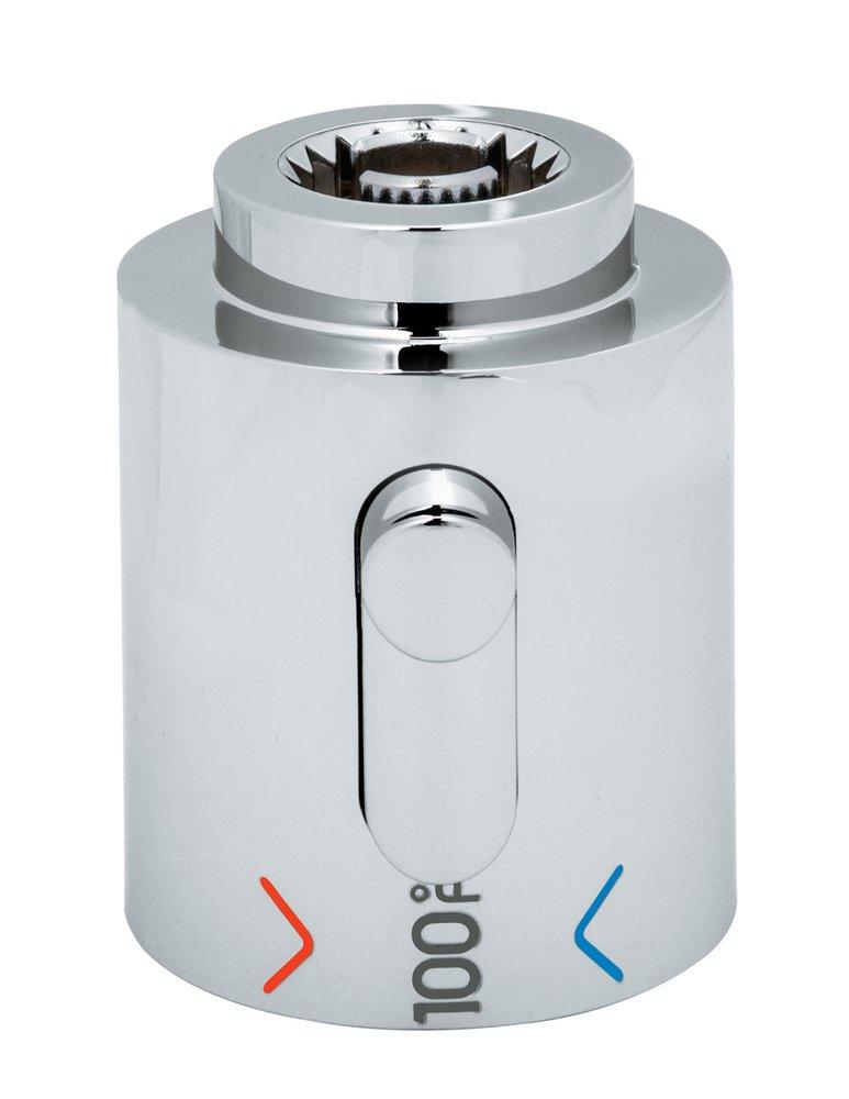 GROHE StarLight&reg; Chrome Thermostat Temperature Handle 