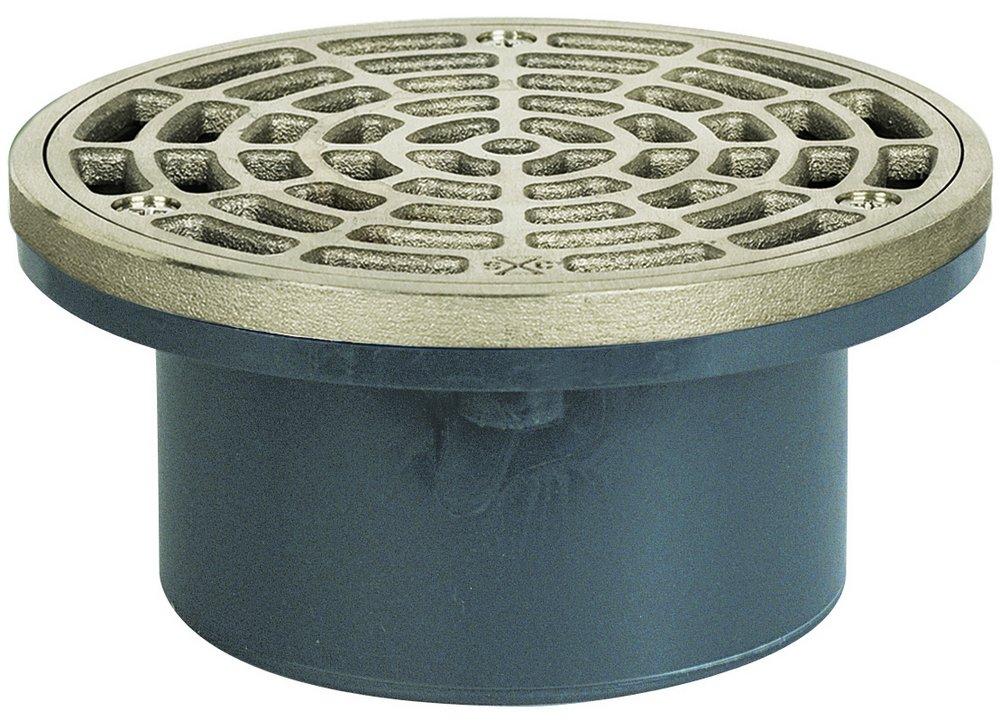 Sioux Chief Hub Plastic Nickel Bronze Floor Drain 