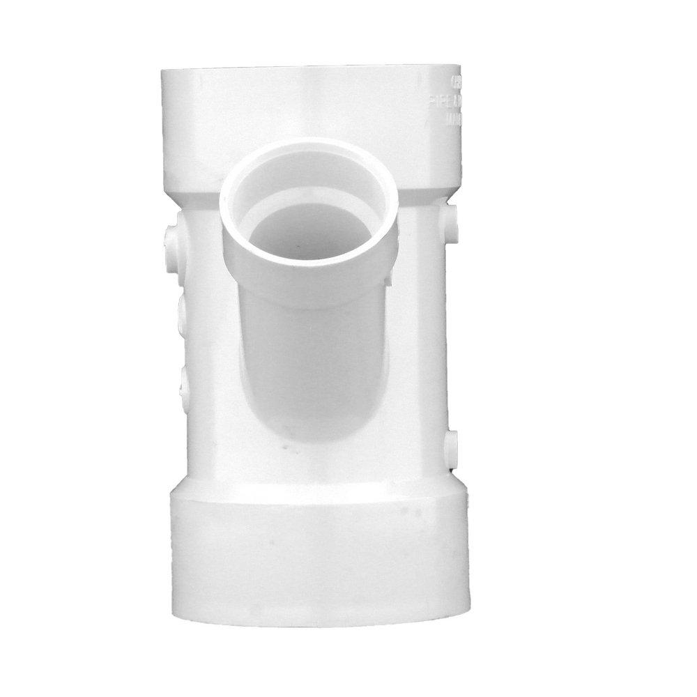 White PVC DWV Male Trap Adapter (Without Washer & Nut) 