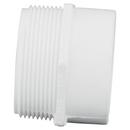 White PVC DWV Male Trap Adapter (Without Washer & Nut) 