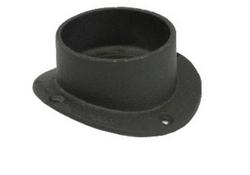 6 x 6 x 4 in. Cast Iron Caulking Hub in Black