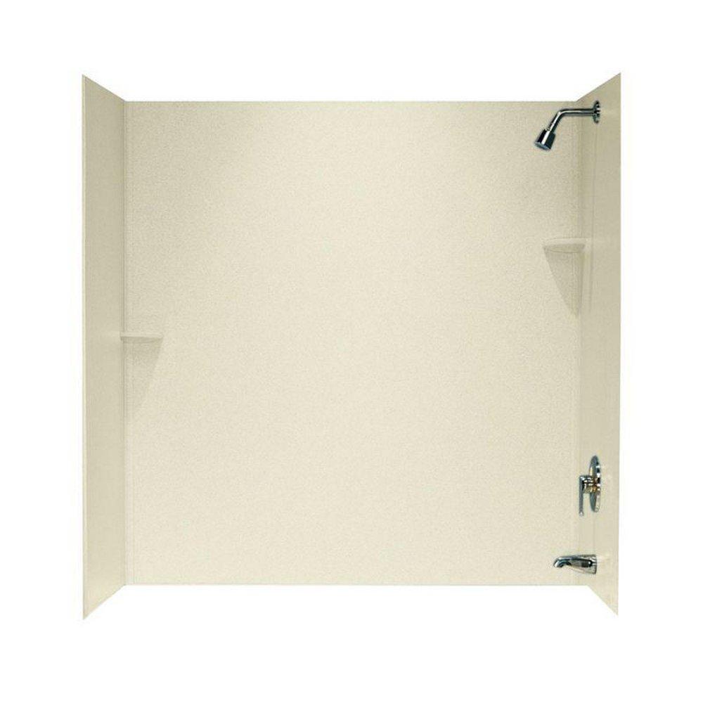 Swan Corporation White 30 x 60 in. 3-Panel Tub Wall Swanstone Bone 