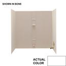 60 x 60 x 60 in. Composite Tub Wall Kit in White