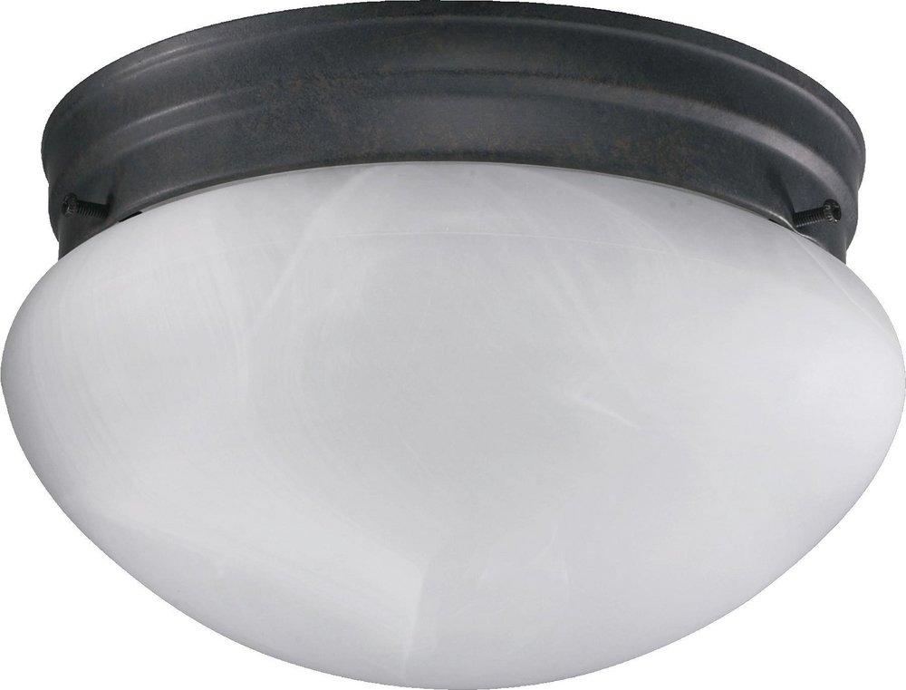 Quorum International Toasted Sienna 60 W Incandescent Flush Mount Ceiling Fixture 